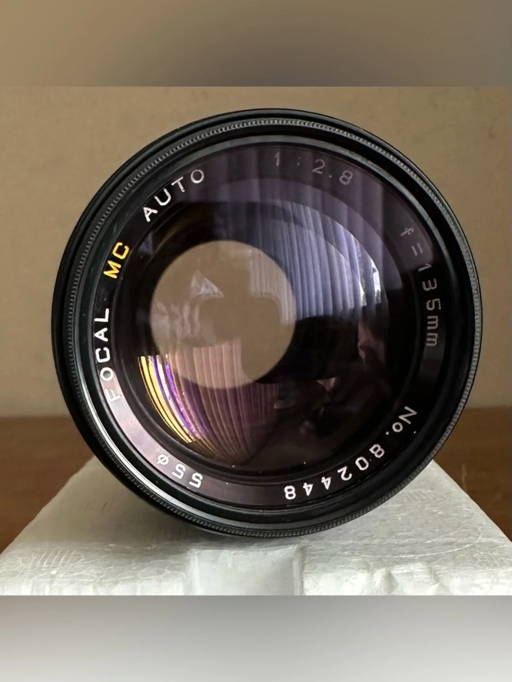 Focal MC Auto 135mm F2.8 Multi-Coated Automatic Diaphragm Telephoto Lens K-Mount